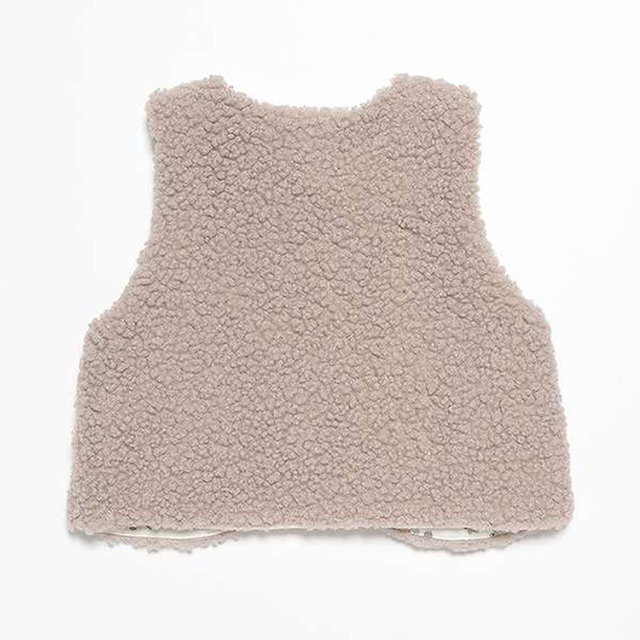 Boucle Boa Vest,Mocha tea, large image number 9