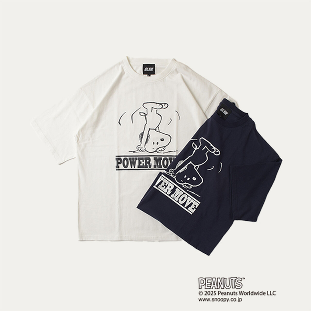 [GLSW.] [PEANUTS] Snoopy Power Move Front Print T-Shirt,White, large image number 11