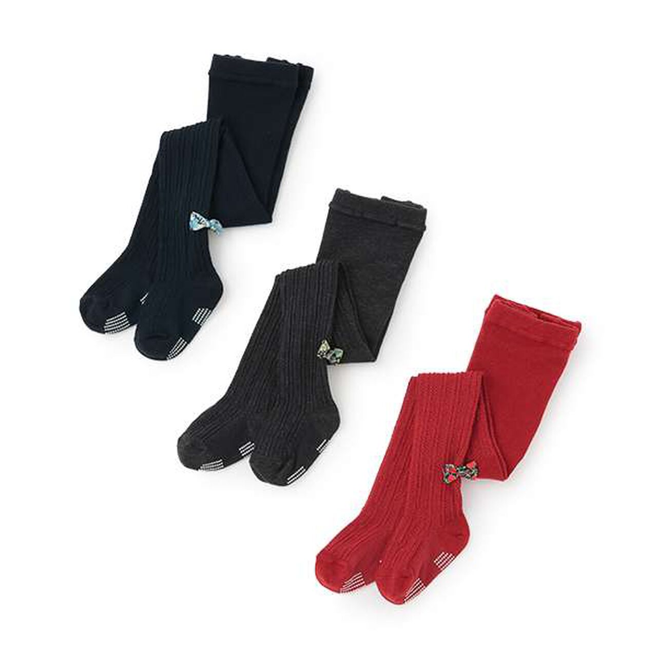 [Made in Japan] Liberty Ribbon Tights,Red, large image number 6