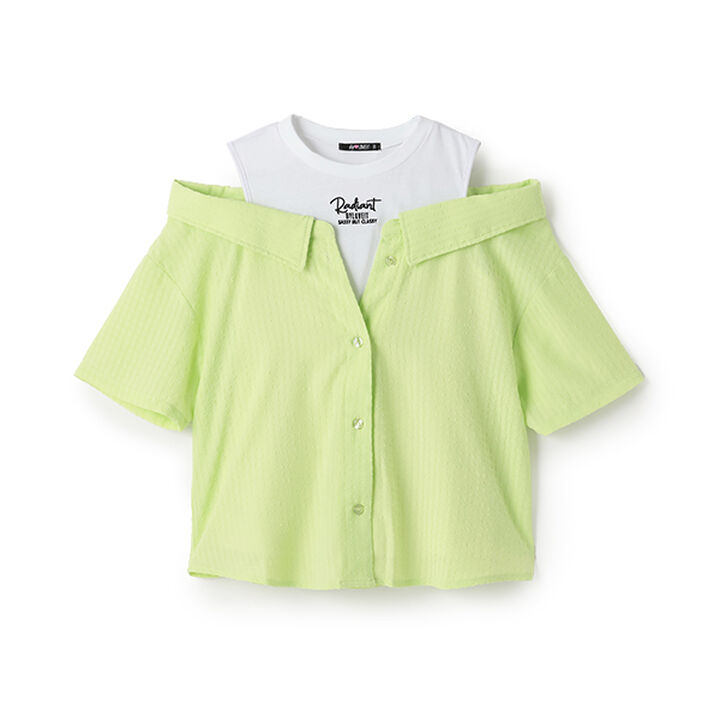 Layered Look Shirt,Black, medium image number 11