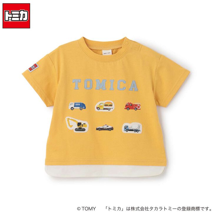 [TOMICA] 下襬拼接短袖T恤,多色, medium image number 11