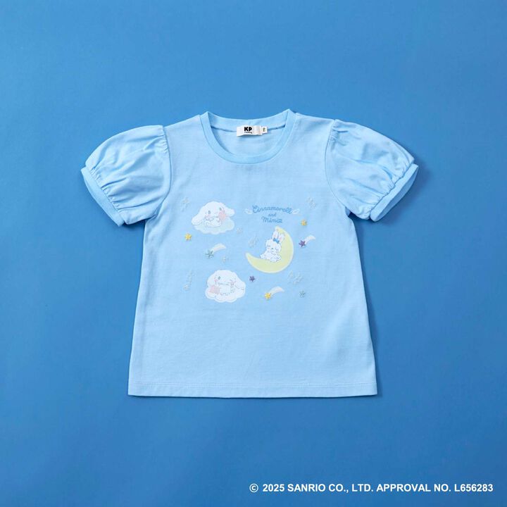 [Cinnamoroll Collaboration] Sailor Collar Short Sleeve T-Shirt,Pink, medium image number 11