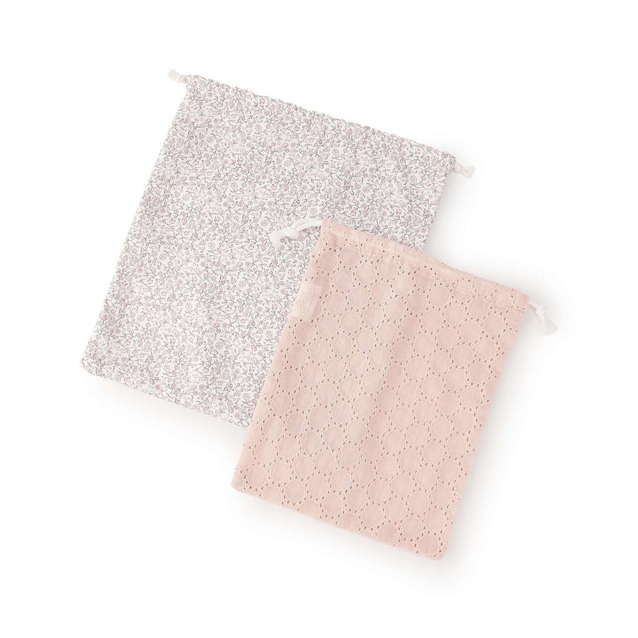 GIRLS Drawstring Pouch 2-Piece Set,Light pink, large image number 1