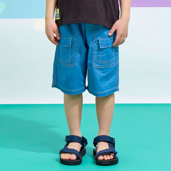[Cool-Touch Denim] Half Pants,, medium