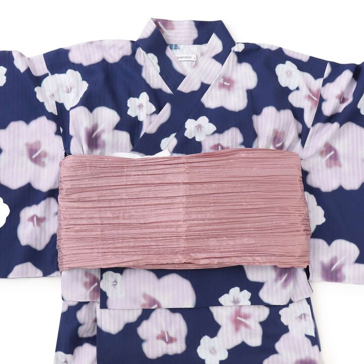 Floral Pattern Two-Piece Yukata,Pearl white, medium image number 25