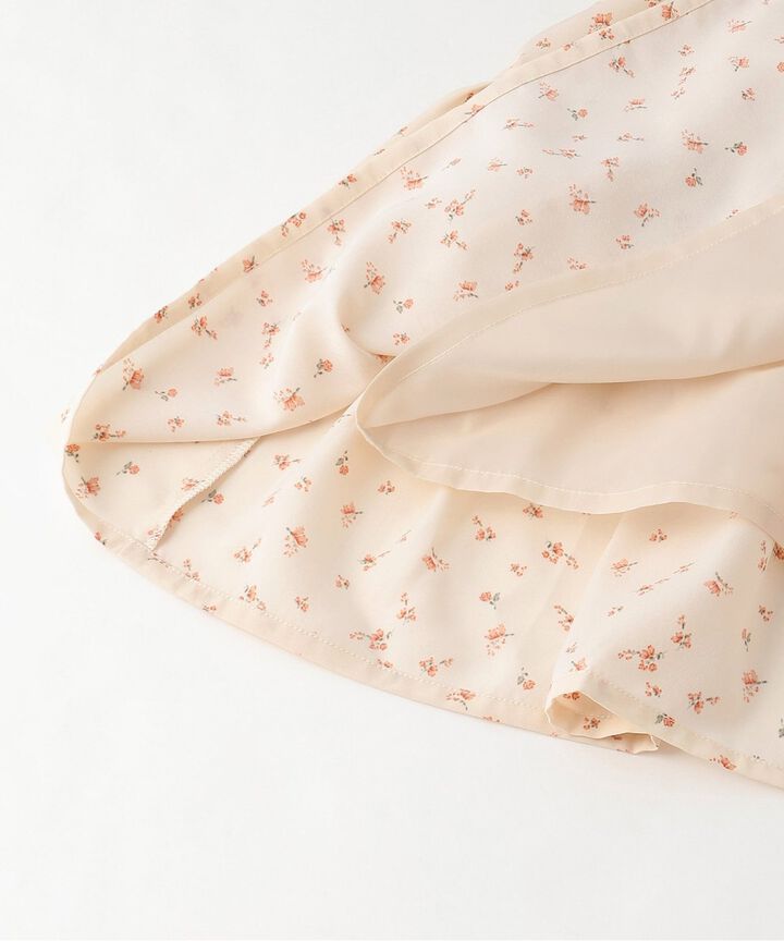 Tie-Front Gathered One-Piece Dress [Korean Fashion],Black, medium image number 13