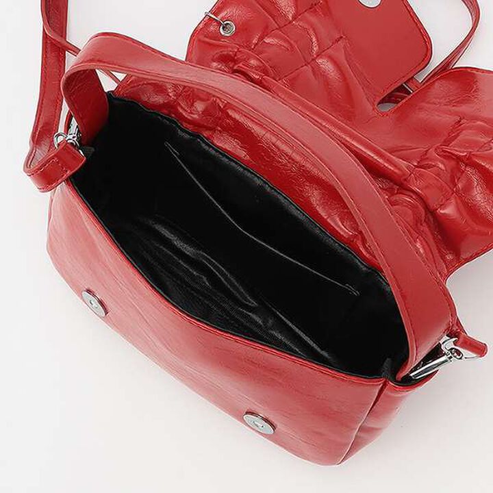 Ribbon Pocket 2 WAY Bag,Red, medium image number 6