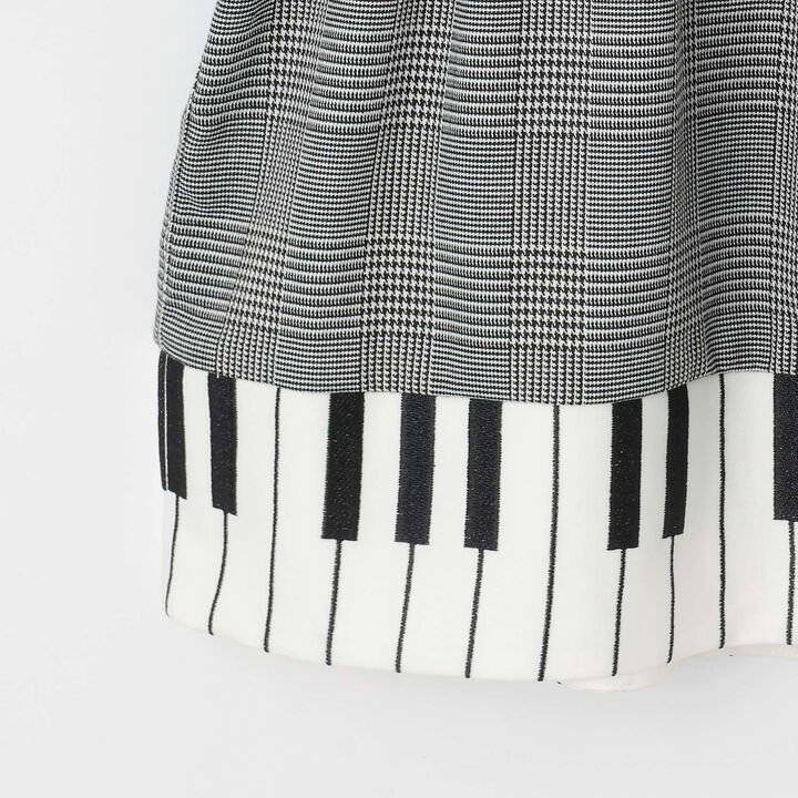 Piano One-Piece Dress & Bloomers Set,Black, medium image number 5