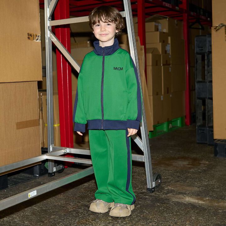 [MNCM] Coordinatable Setup Track Pants,Green, medium image number 25