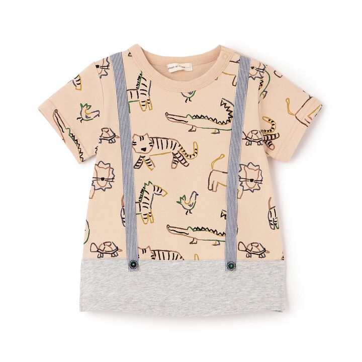 Color Animal Short Sleeve T-Shirt,, medium