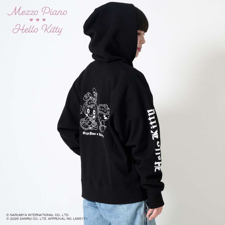 Hello Kitty x Berie-chan Zip Parka,Black, medium image number 19