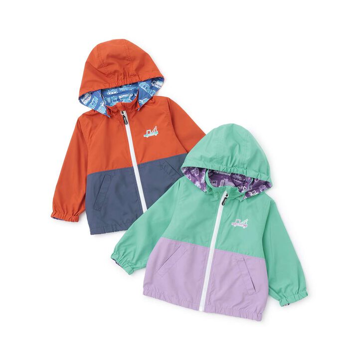 Reversible Vehicle Windbreaker,Emerald green, medium image number 13