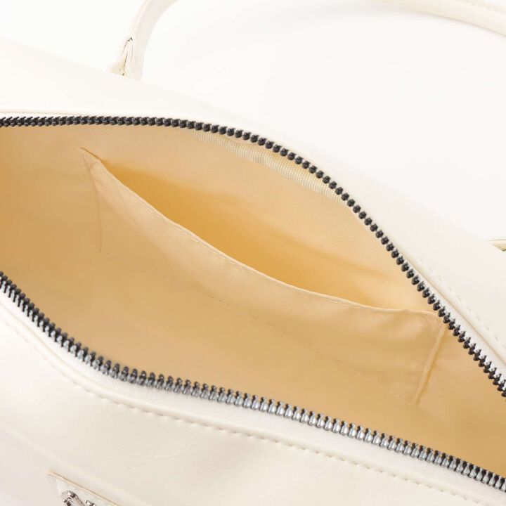 [LTXC] Square Long Handle Boston Bag,Ivory, medium image number 9