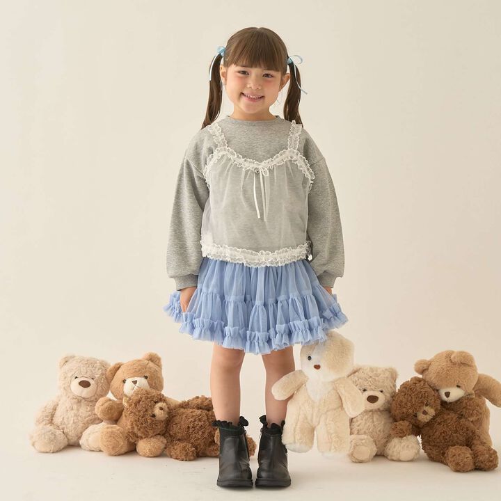 [Lycee Mine Ballet Series] Camisole Ducky Sweatshirt,Moderate pink, medium image number 31