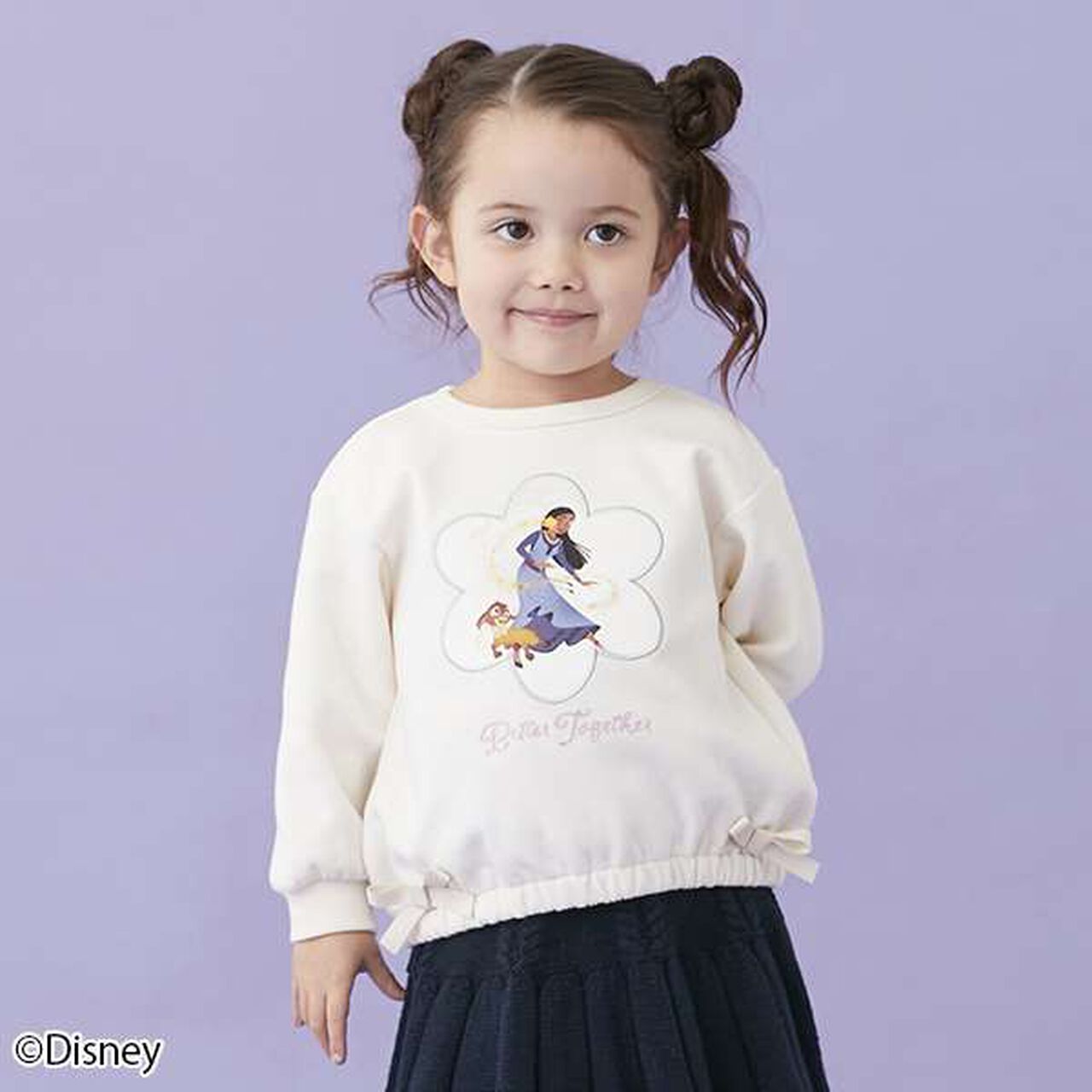 Disney Wish Graphic Long Sleeve T-Shirt,Ivory, large image number 0