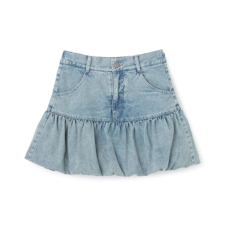 [LTXC] Denim Balloon Skirt,Gray, medium image number 6