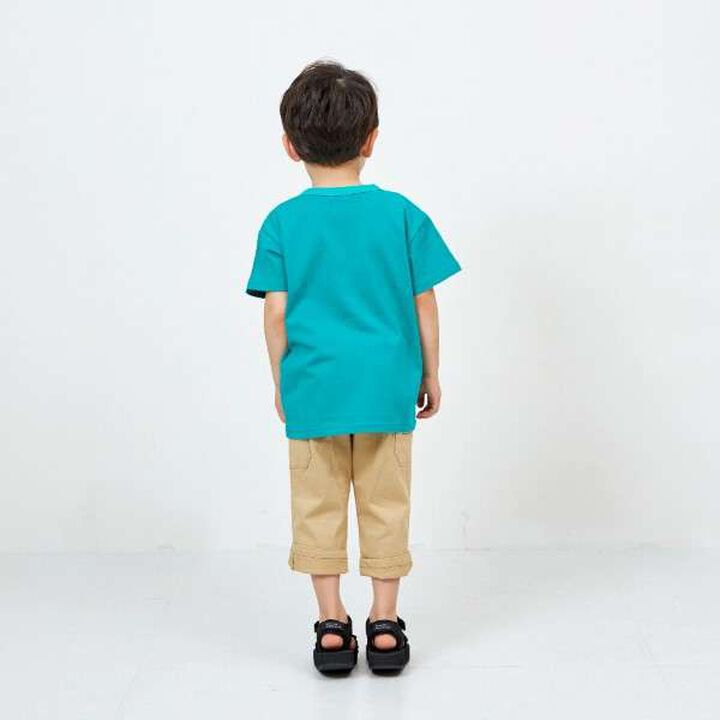 KP Boy Shark Print Short Sleeve T-Shirt,Black, medium image number 14