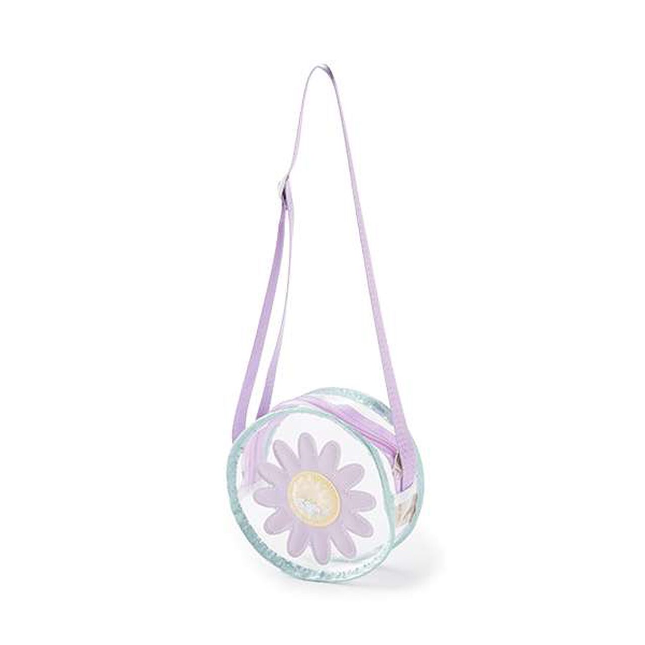 Sparkling Motif Small Shoulder Bag,Lavender, large image number 0