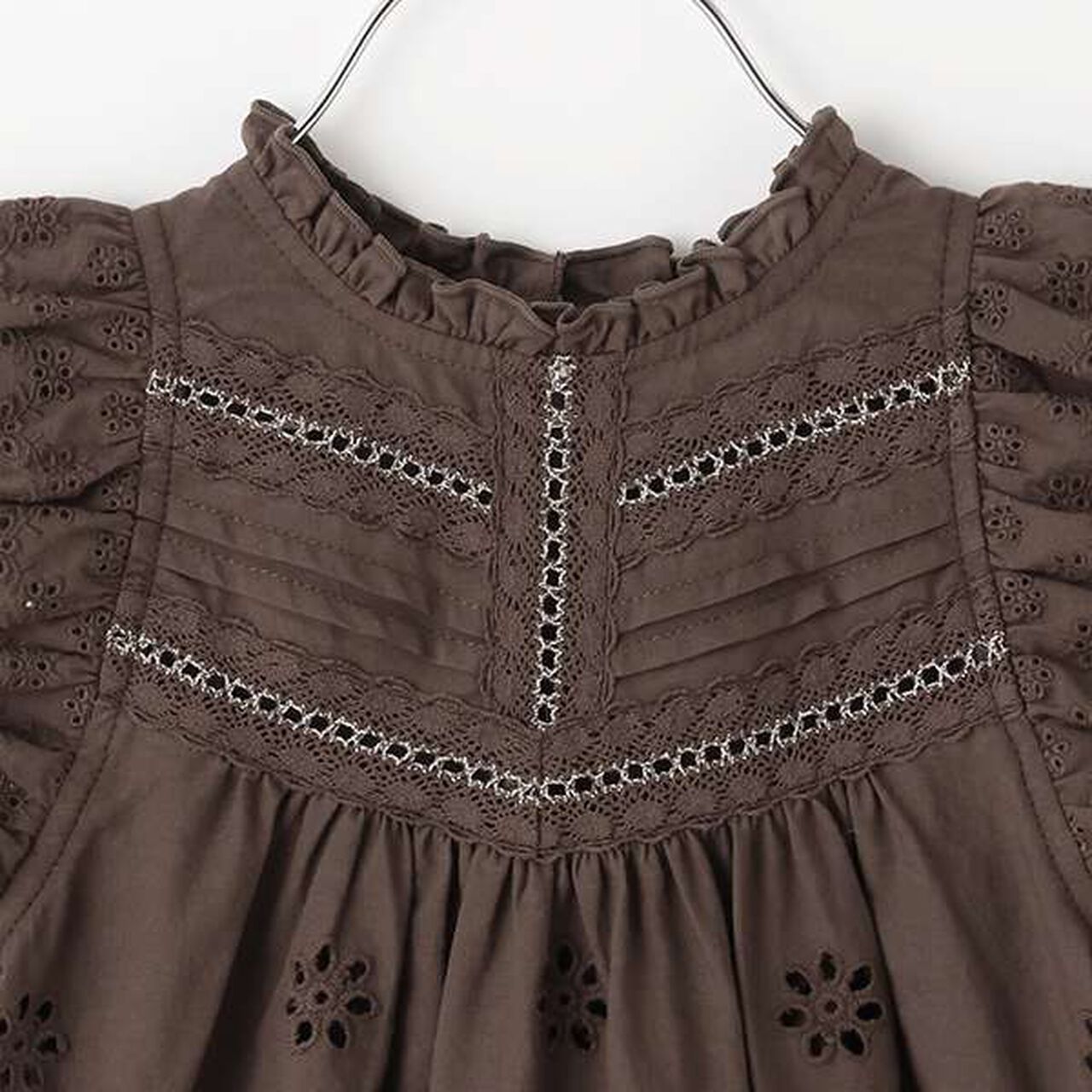 [Link] Overlay Lace Tunic (Kids Size),Off white, large image number 6