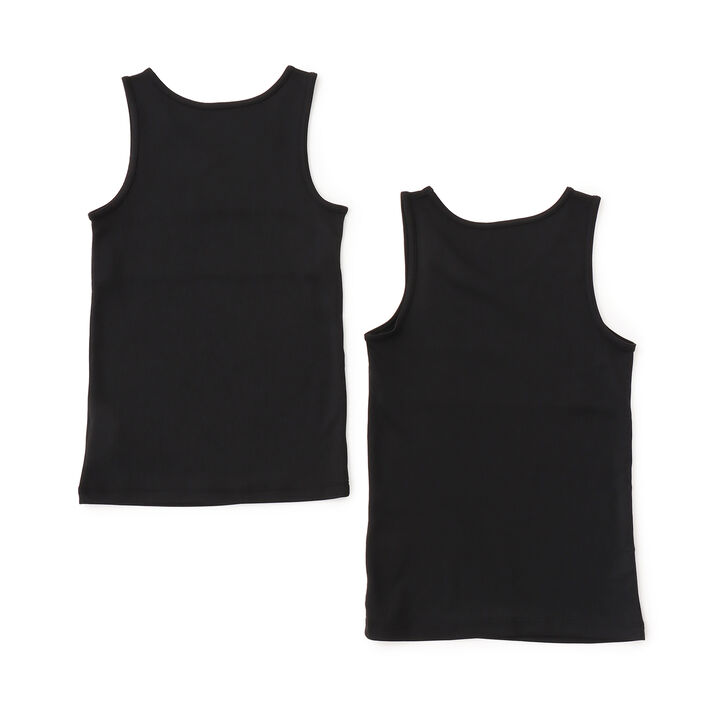 2-Pack Double Layer Tank Tops,Black, medium image number 1