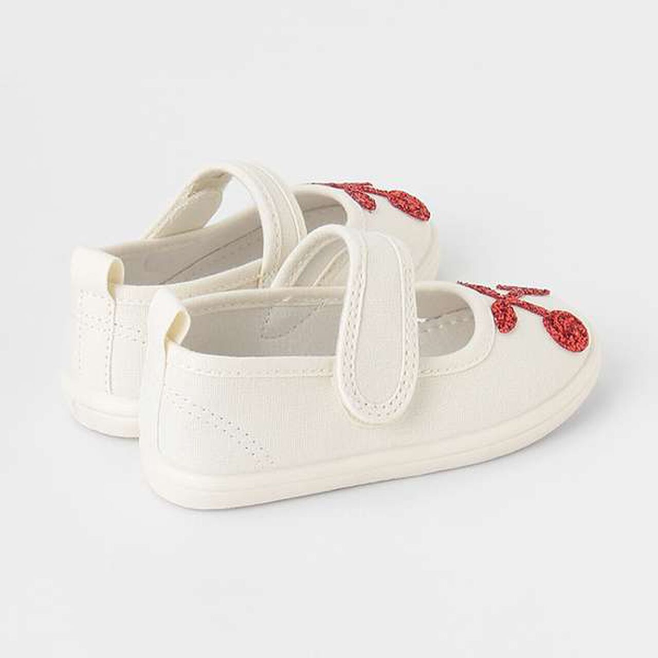 Assorted Motif Shoes,Light beige, large image number 3