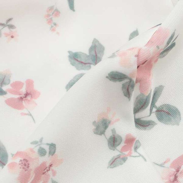 Floral Swim Cap,Off white, medium image number 3