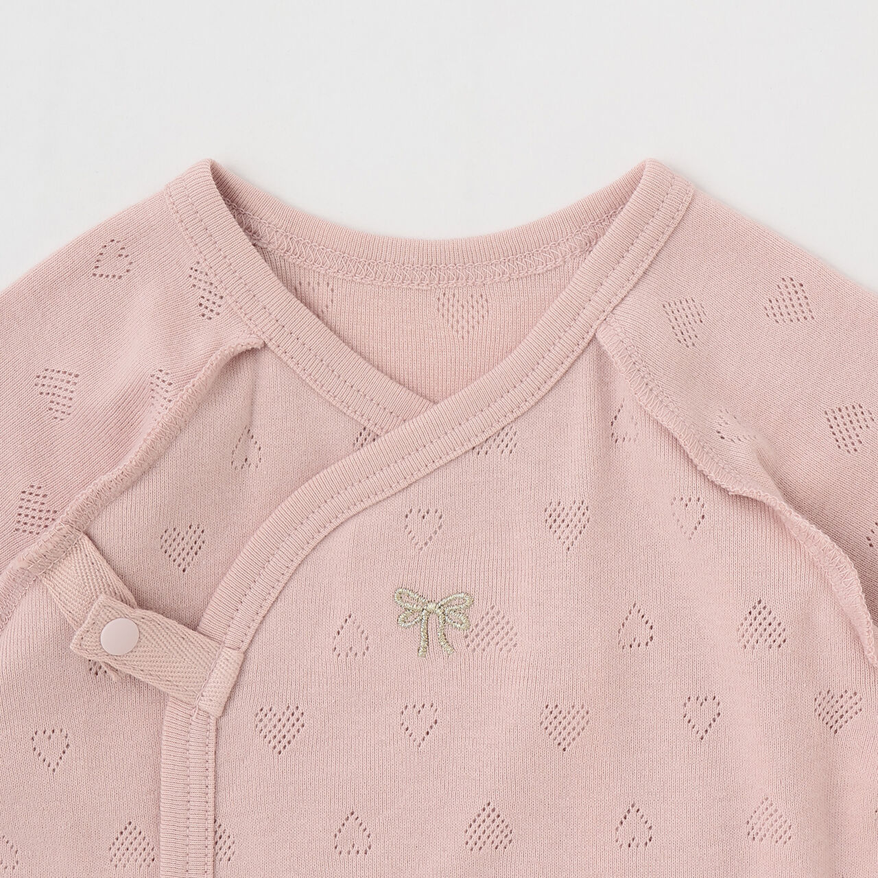 [Weak Acidity] Short Baby Undershirt,Cream, large image number 2