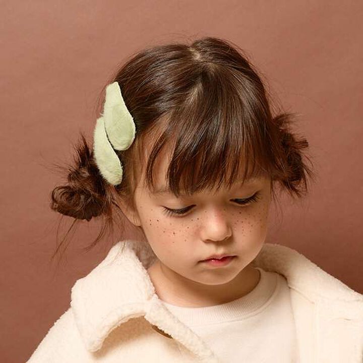 Fluffy Hair Clip 2-Piece Set,Mint, medium image number 6