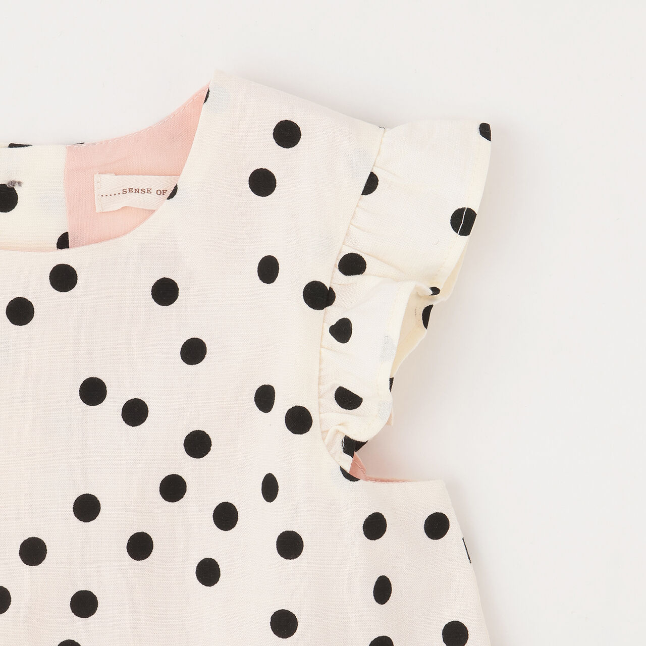 Dot Balloon Tunic,Pearl white, large image number 3