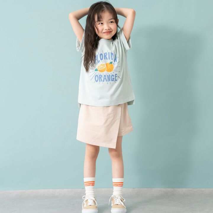 Cut Trapeze Wrap Culottes,Beige, medium image number 2