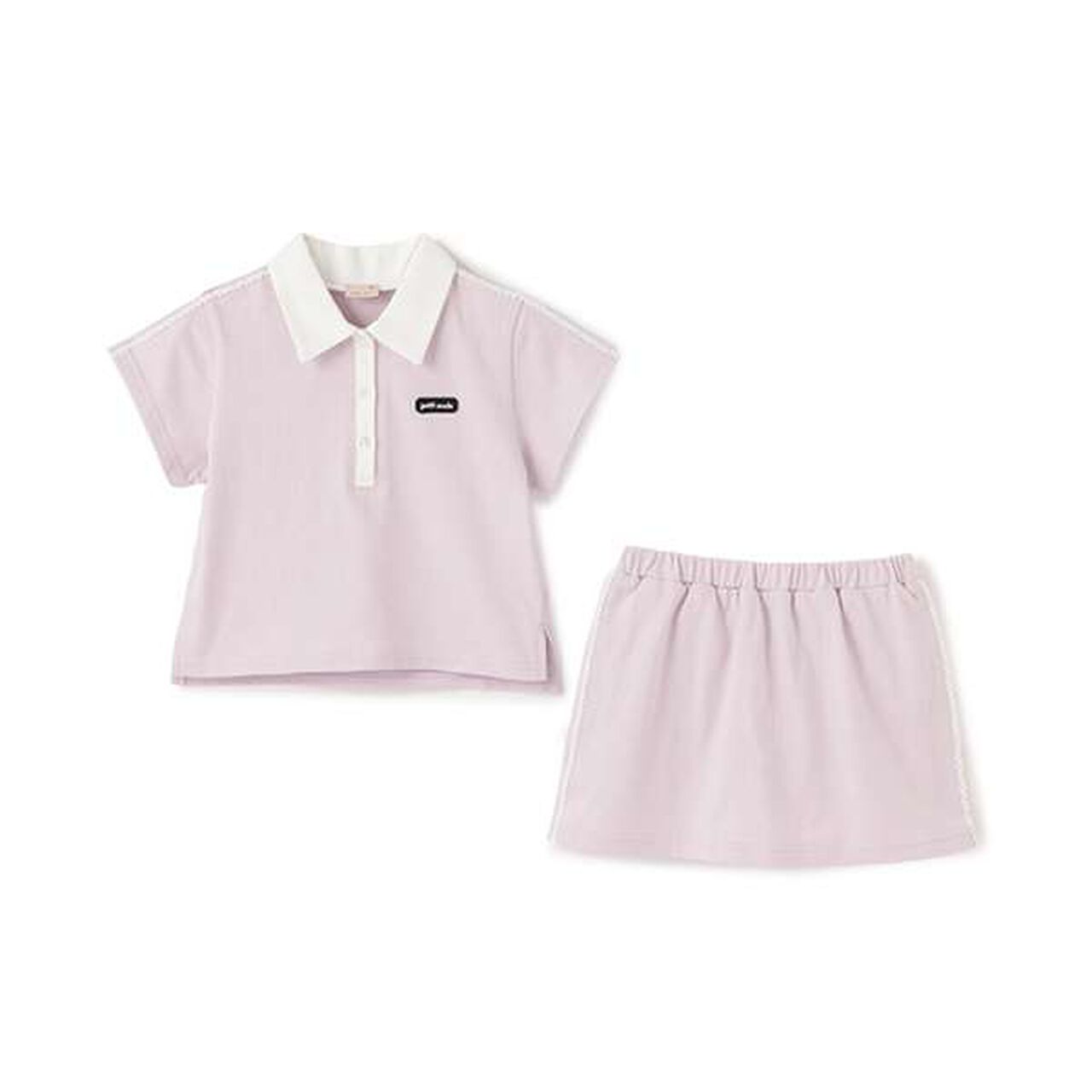 [Link/Cool Touch] Polo Outfit Set,Light gray, large image number 6