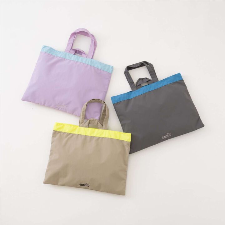 Water-Repellent Reversible Bi-Color Lesson Tote,Beige, medium image number 3