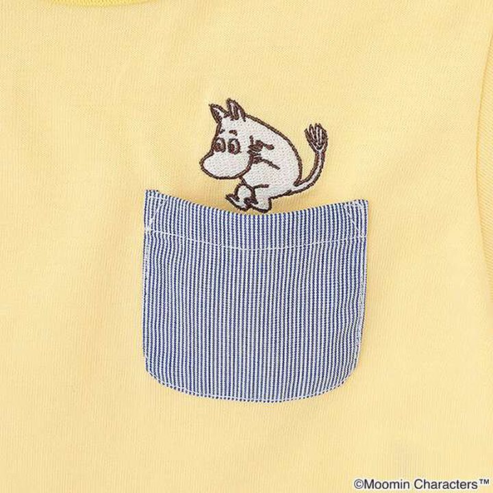 MOOMIN/Jungle Pattern Short-Sleeve Coverall,Cream, medium image number 3