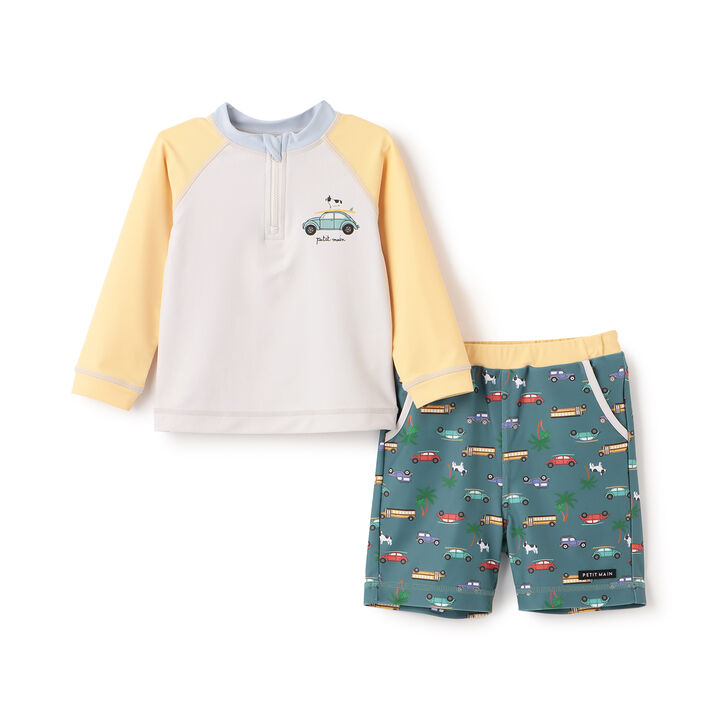 [SWIM] Boys Assorted Outfit Set Swimwear,Charcoal gray, medium image number 10