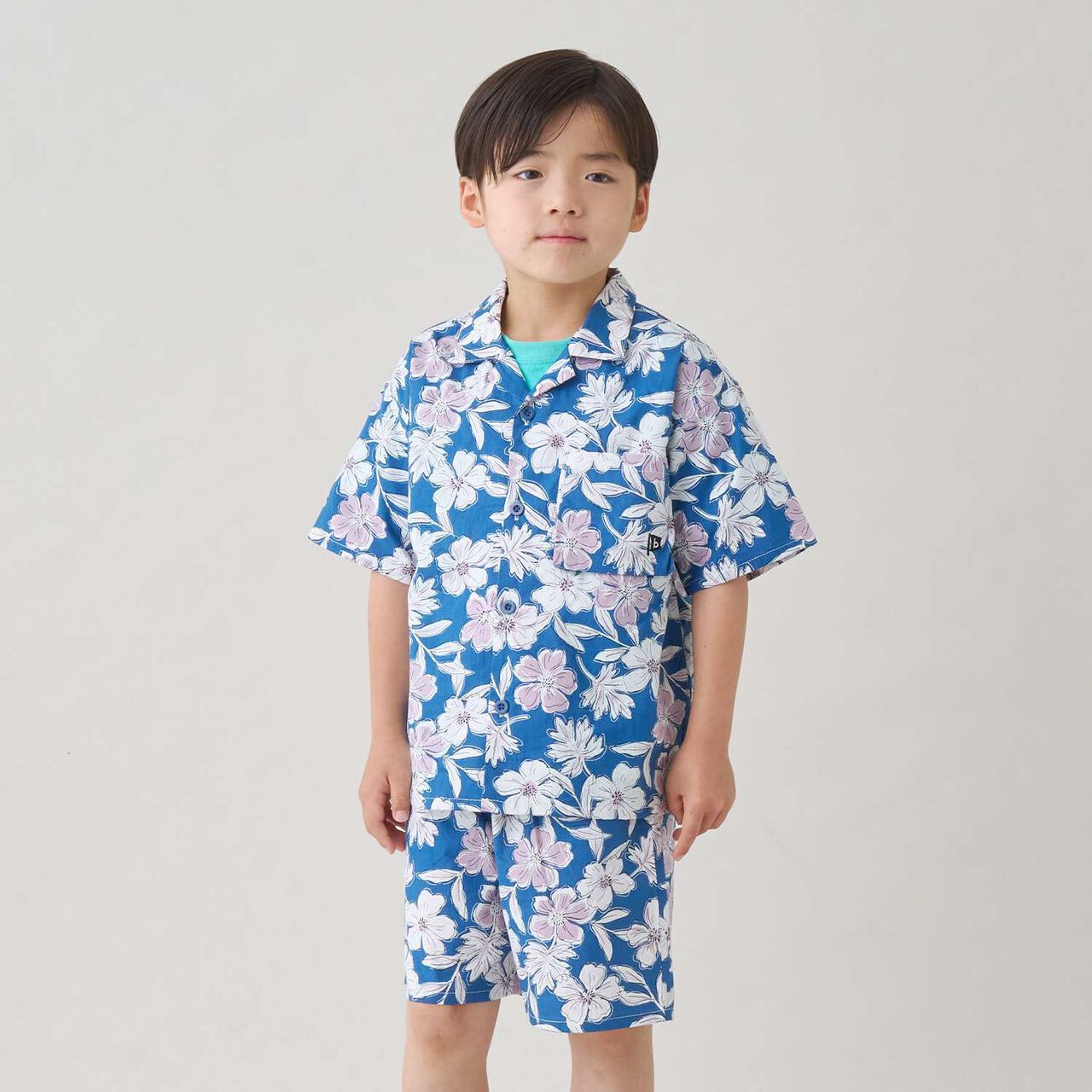 [Outfit Set] Open Collar Shirt & Easy Pants,Greige, large image number 11