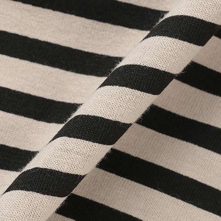 [Daily Standard Wear] Relaxed Oversized Stripe Long-Sleeve T-Shirt,Lilac, medium image number 10