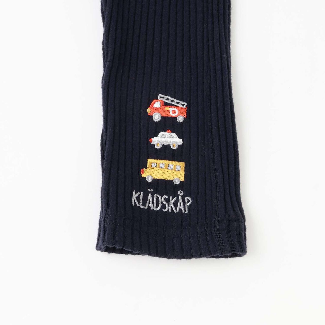 [Restock] Long-Length Leggings with Working Vehicle Embroidery,Brown, large image number 4