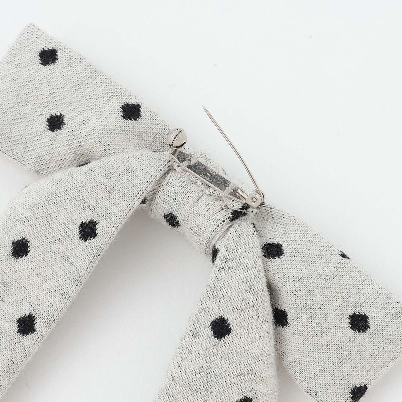 Dot Jacquard Jacket (with Ribbon Brooch),Black, large image number 9