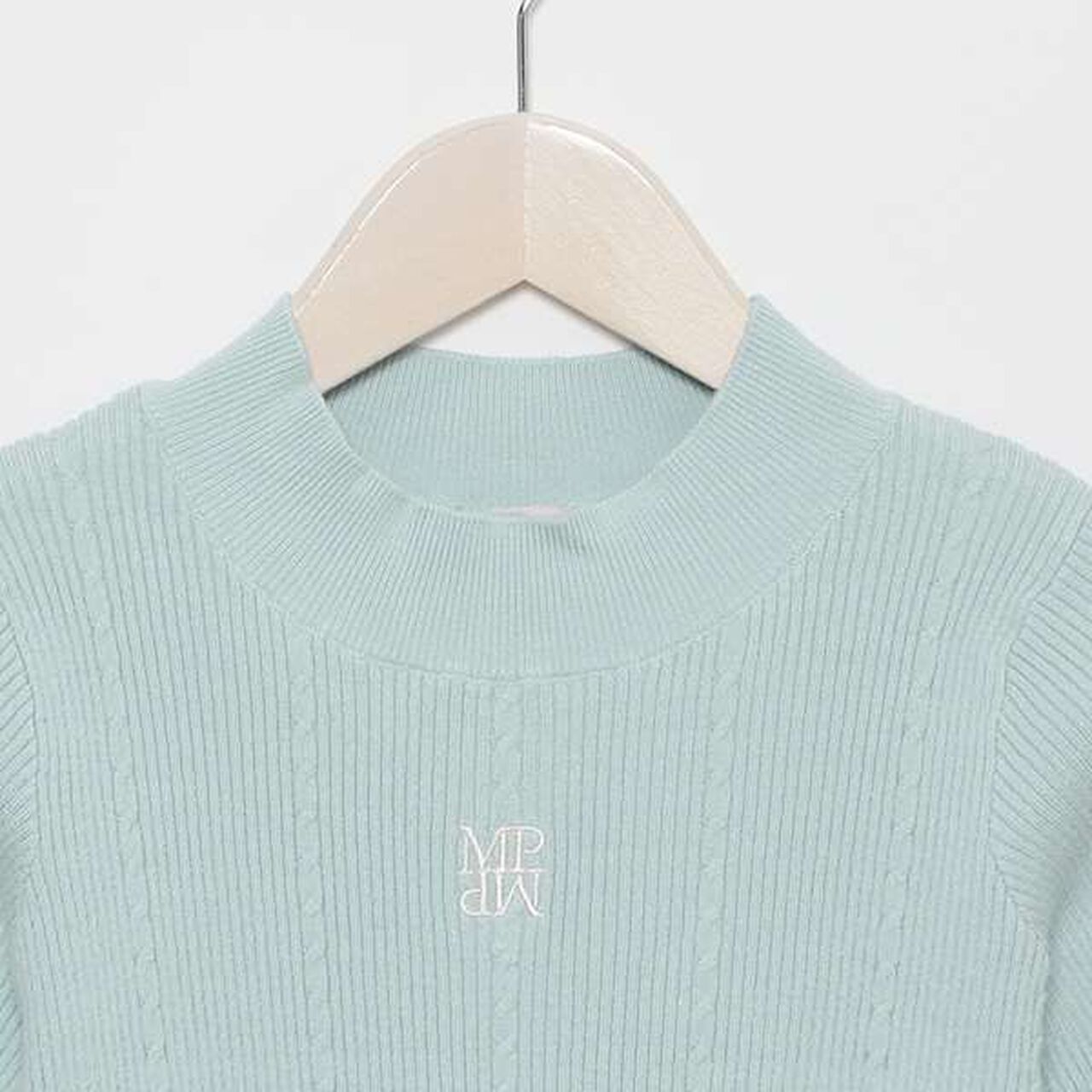 Short-Sleeve Knit with Arm Warmers,Off white, large image number 6