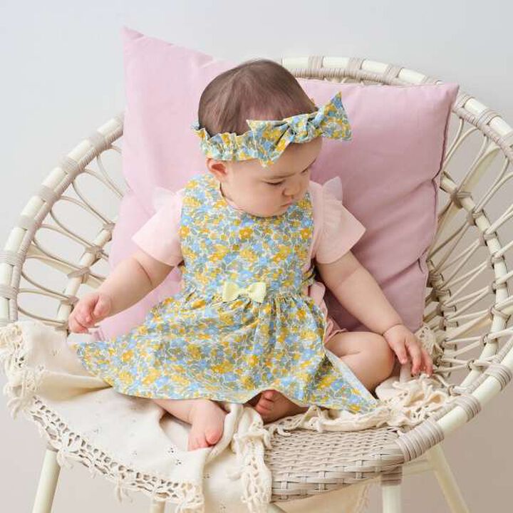 Floral Pattern Apron Gift Set [with Box],Cream, medium image number 12