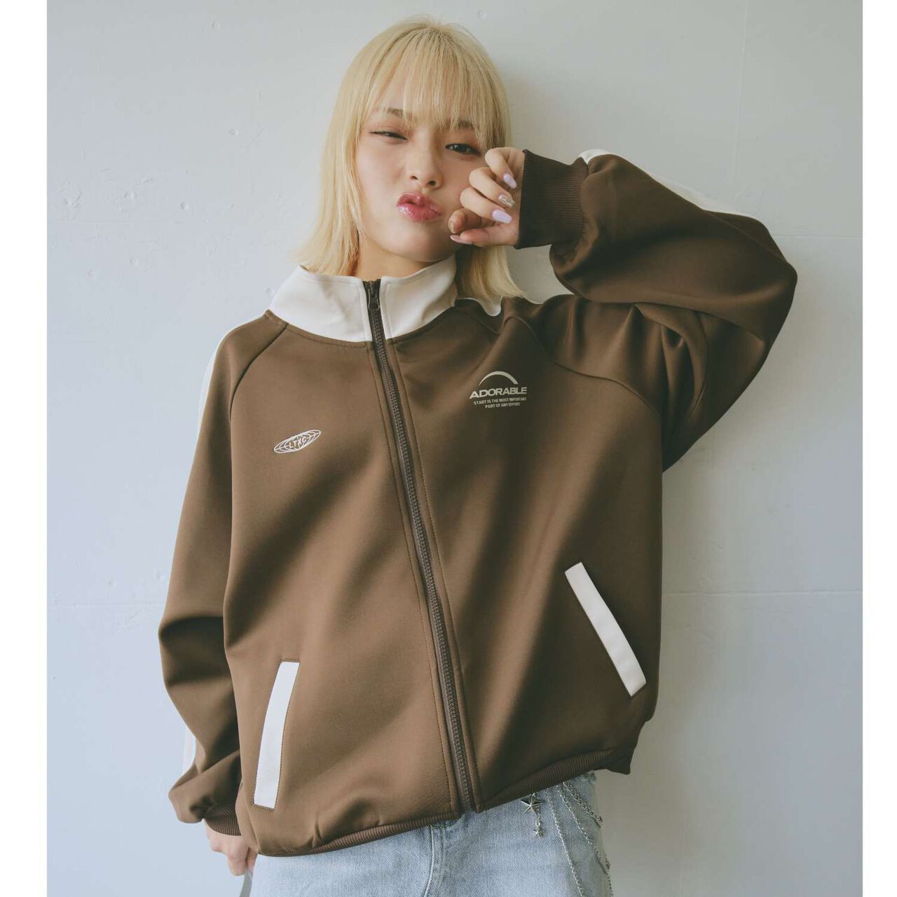 [LTXC] Track Jacket,Brown, large image number 0