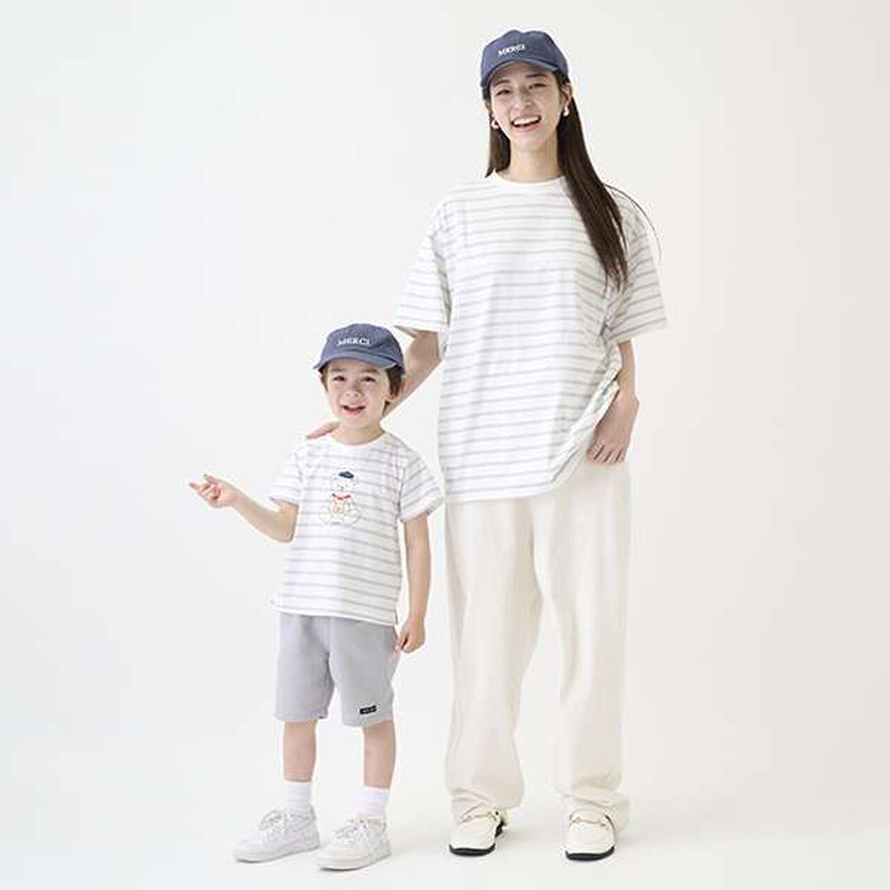 [Link] Logo Embroidery Cap (Kids),Ivory, large image number 9