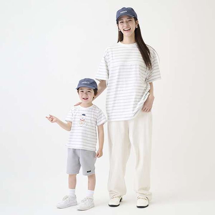 [Link] Logo Embroidery Cap (Kids),Ivory, medium image number 9