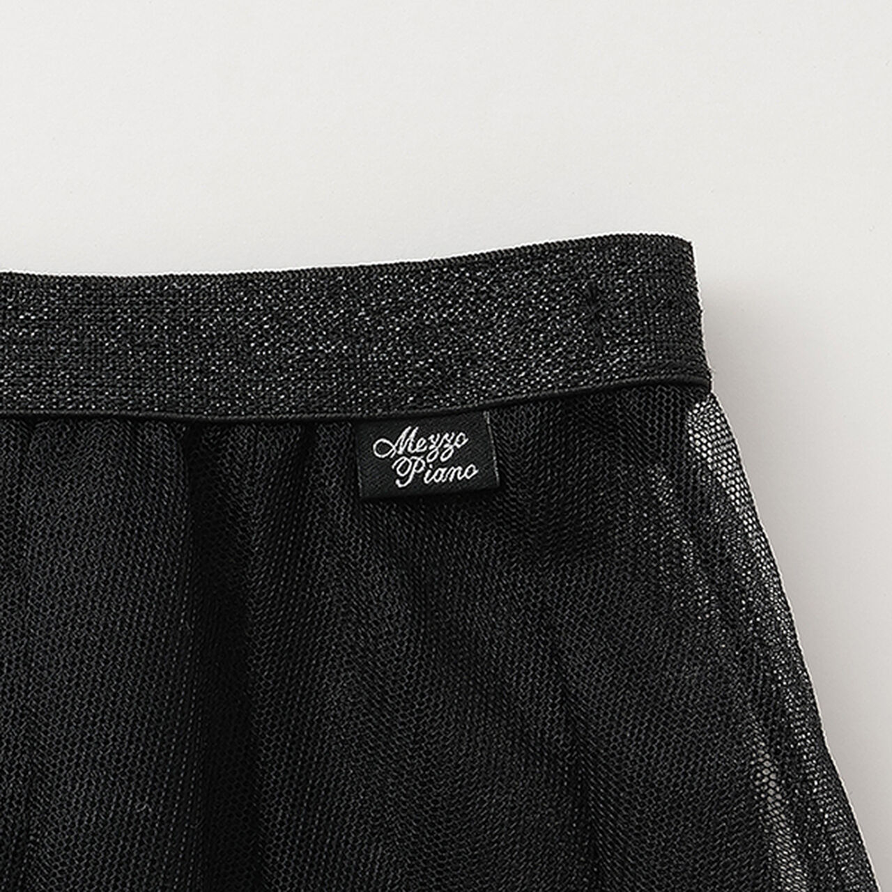 Checkered Box Pleated Skirt-Pants & Tulle Skirt Set,Black, large image number 19