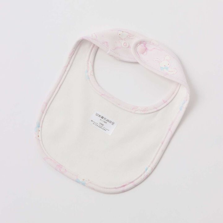 [Box Included] Rabbit Ribbon Pattern 2WAY All-in-One & Bib Set,Off white, medium image number 13