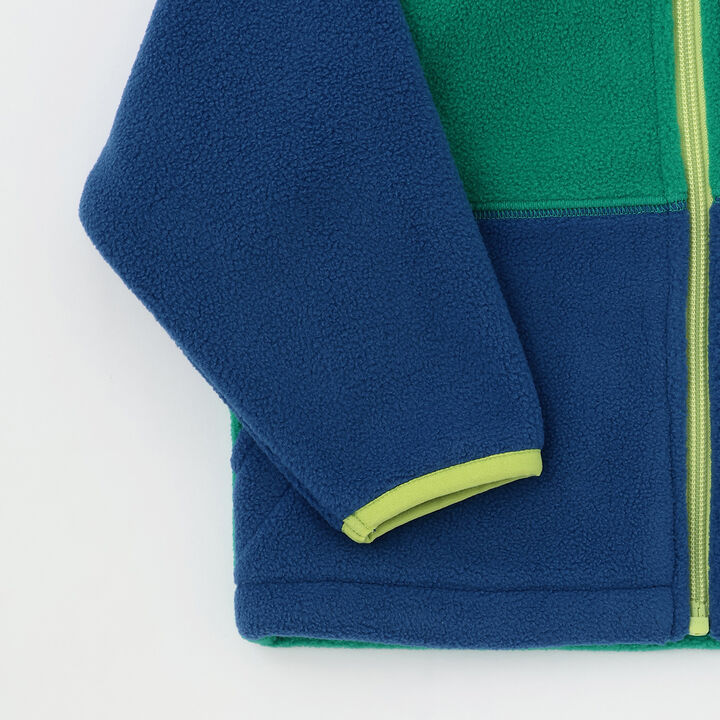 Dinosaur Color Block 3-Way Fleece Parka,Navy, medium image number 8