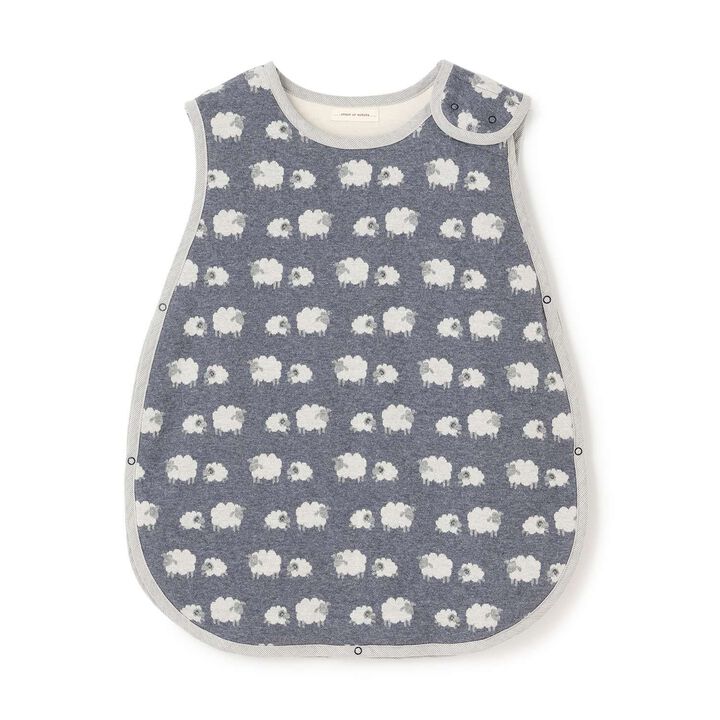 Organic Jacquard Sleeper,Navy, medium image number 0