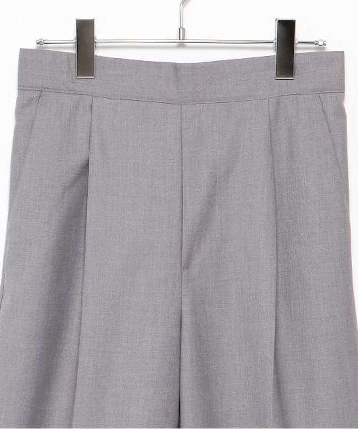 Semi-Wide Tuck Pants,Black, medium image number 12