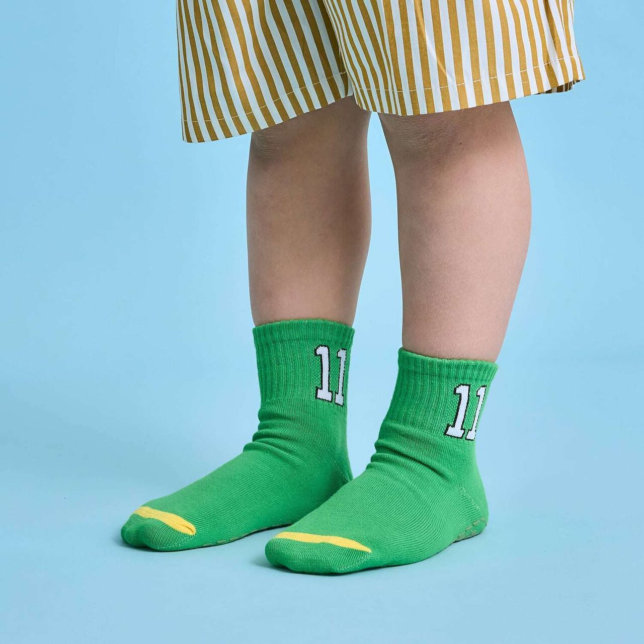 Number Socks (with Non-Slip),Green, large image number 0