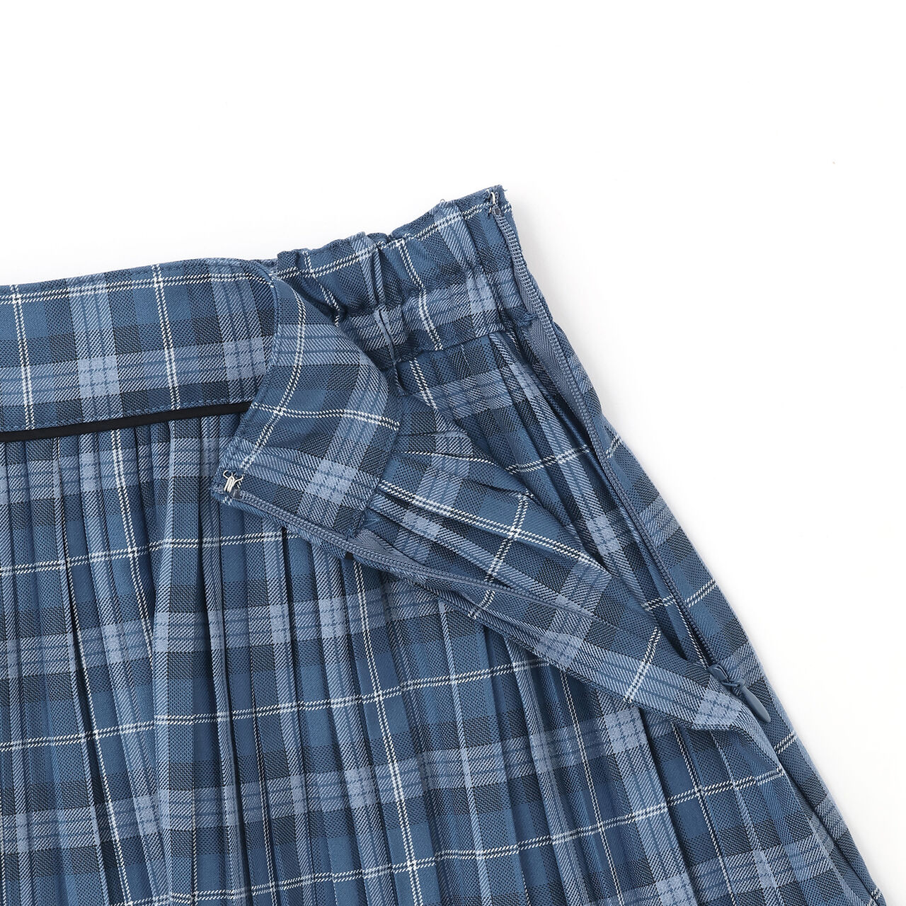 Graduation Attire Pleated Skirt-Pants,Blue, large image number 3